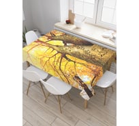 Прямоугольная скатерть JoyArty Двойное дерево из сатена tc_2389_120x145