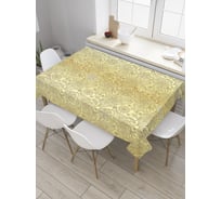 Прямоугольная скатерть JoyArty Градиент золотого искусства из сатена tc_33844_120x145