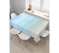 Прямоугольная скатерть JoyArty Игривые волны из сатена tc_13963_120x145