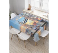 Прямоугольная скатерть JoyArty Мост через темзу из сатена tc_9415_120x145