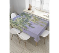 Прямоугольная скатерть JoyArty Расцвели сады из сатена tc_7905_120x145