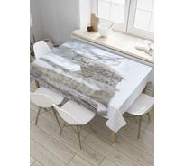 Прямоугольная скатерть JoyArty Рысь в своей стихие из сатена tc_32856_120x145