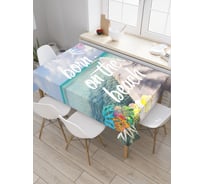 Прямоугольная скатерть JoyArty Морской пирс из сатена tc_5027_120x145