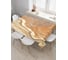 Прямоугольная скатерть JoyArty Срез камня оникс из сатена tc_37018_120x145 5