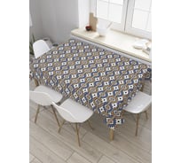 Прямоугольная скатерть JoyArty Классические узоры из сатена tc_10181_120x145