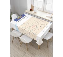 Прямоугольная скатерть JoyArty Карта Штат Пенсильвания из сатена tc_7182_120x145