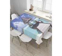 Прямоугольная скатерть JoyArty Морской алтарь из сатена tc_9171_120x145