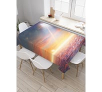 Прямоугольная скатерть JoyArty Порталы в космосе из сатена tc_19615_120x145