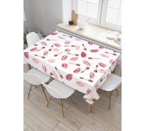 Прямоугольная скатерть JoyArty Губная вечеринка из сатена tc_30170_120x145