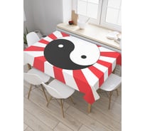 Прямоугольная скатерть JoyArty Сбалансированные формы из сатена tc_19232_120x145