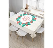 Прямоугольная скатерть JoyArty С Рождеством и 2016 годом из сатена tc_37169_120x145