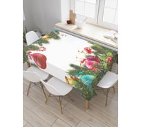 Прямоугольная скатерть JoyArty Игрушки и подарки из сатена tc_37035_120x145