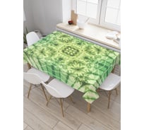 Прямоугольная скатерть JoyArty Волнистая галлюцинация из сатена tc_20197_120x145