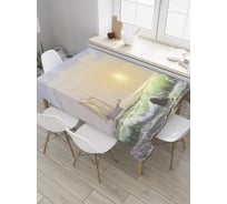 Прямоугольная скатерть JoyArty Морской следопыт из сатена tc_9273_120x145