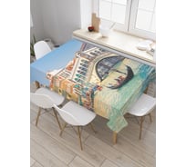 Прямоугольная скатерть JoyArty Мост Риальто из сатена tc_37912_120x145