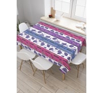 Прямоугольная скатерть JoyArty Полосатые мечты из сатена tc_21545_120x145