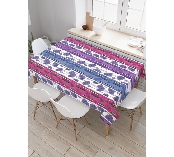 Прямоугольная скатерть JoyArty Полосатые мечты из сатена tc_21545_120x145 1