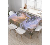 Прямоугольная скатерть JoyArty Водопадная опасность из сатена tc_23078_120x145