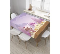 Прямоугольная скатерть JoyArty Сладкая фантазия из сатена tc_32739_120x145