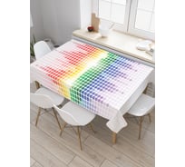 Прямоугольная скатерть JoyArty Звуковая схема из сатена tc_12687_120x145