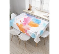 Прямоугольная скатерть JoyArty Россия в красках из сатена tc_378790_120x145