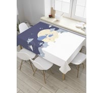 Прямоугольная скатерть JoyArty Китовые грёзы из сатена tc_378504_120x145