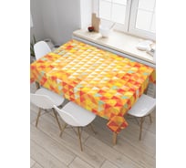 Прямоугольная скатерть JoyArty Сборное пламя из сатена tc_22203_120x145