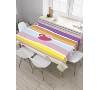 Прямоугольная скатерть JoyArty Романтика полос из сатена tc_27916_120x145