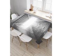 Прямоугольная скатерть JoyArty Свет тоннеля из сатена tc_22074_120x145