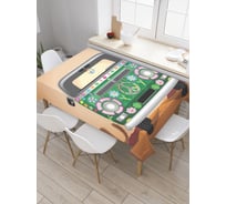 Прямоугольная скатерть JoyArty Мирное путешествие из сатена tc_3506_120x145