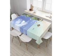 Прямоугольная скатерть JoyArty Морское дыхание из сатена tc_8969_120x145