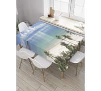 Прямоугольная скатерть JoyArty Море событий из сатена tc_8820_120x145