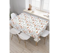 Прямоугольная скатерть JoyArty Рыбий бунт из сатена tc_164391_120x145