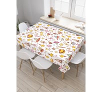 Прямоугольная скатерть JoyArty Инопланетный приход из сатена tc_29742_120x145