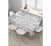 Прямоугольная скатерть JoyArty Множество ажурной мандалы из сатена tc_31535_120x145