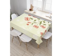 Прямоугольная скатерть JoyArty Розы в цвету из сатена tc_28203_120x145