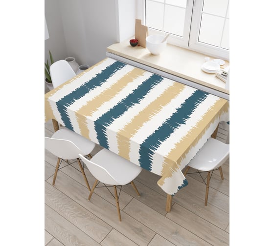Прямоугольная скатерть JoyArty Солнечные полосы из сатена tc_21543_120x145 1