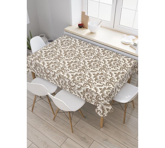 Прямоугольная скатерть JoyArty Классический орнамент из сатена tc_17379_120x145 1