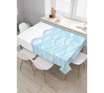 Прямоугольная скатерть JoyArty Сбалансированные волны из сатена tc_17147_120x145