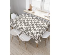 Прямоугольная скатерть JoyArty Иллюзия геометрических фигур из сатена tc_29687_120x145