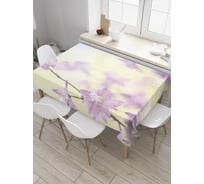 Прямоугольная скатерть JoyArty Сакура крупным планом из сатена tc_32412_120x145