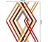 Прямоугольная скатерть JoyArty Полосы ромба из сатена tc_30499_120x145 2