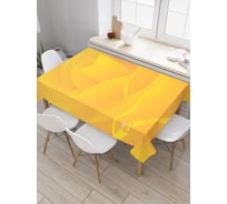 Прямоугольная скатерть JoyArty Роса на лепестках розы из сатена tc_21877_120x145