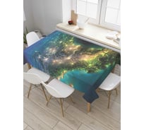 Прямоугольная скатерть JoyArty Мексика из космоса из сатена tc_6435_120x145