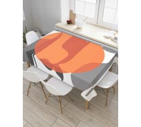 Прямоугольная скатерть JoyArty Солнечные киты из сатена tc_5601_120x145