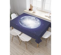 Прямоугольная скатерть JoyArty Полная луна из сатена tc_29309_120x145