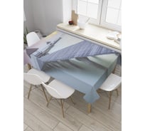 Прямоугольная скатерть JoyArty Морские тропы из сатена tc_9151_120x145