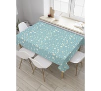 Прямоугольная скатерть JoyArty Россыпь соцветий из сатена tc_31812_120x145