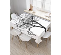 Прямоугольная скатерть JoyArty Мрачное дерево из сатена tc_4772_120x145