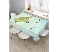 Прямоугольная скатерть JoyArty Полет мечты из сатена tc_4880_120x145